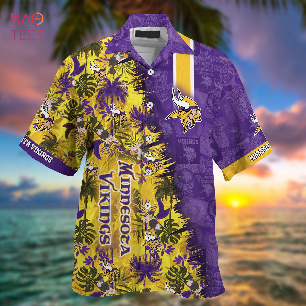 HOT Minnesota Vikings NFL Summer Hawaiian Shirt And Shorts