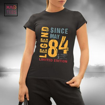 Legend Since May 1984 Gift For 38 Years Old 38th Birthday T-Shirt Ladies