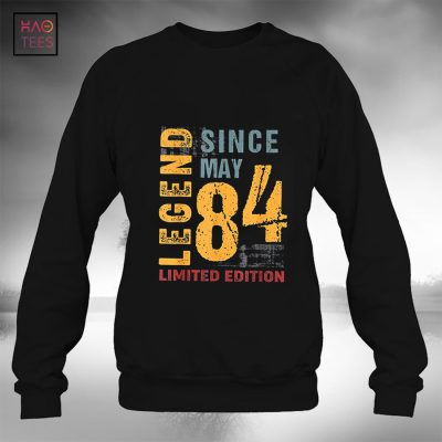 Legend Since May 1984 Gift For 38 Years Old 38th Birthday T-Shirt Long Sleave