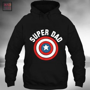 Marvel Father's Day Super Dad Captain America Shield T-Shirt Hoodie