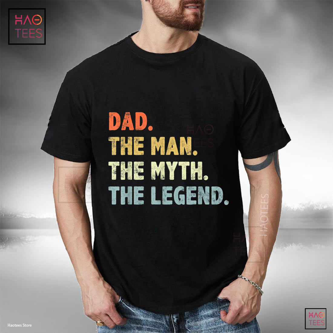 Best Idea for Father's Day Shirt PaPa Perfectly T-Shirt Papa The Man The Myth T-Shirt Shirt For Father's Day Personalized shirt
