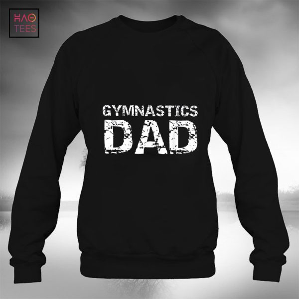 Gymnast Father Gift for Father’s Day Cool Gymnastics Dad T-Shirt