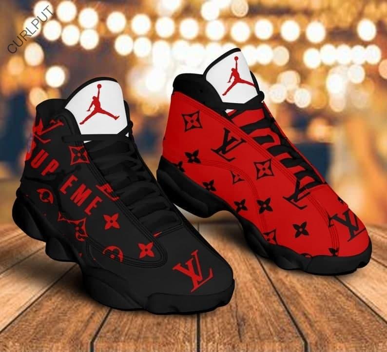 LV Air Jordan 13 Shoes POD design Luxury Store