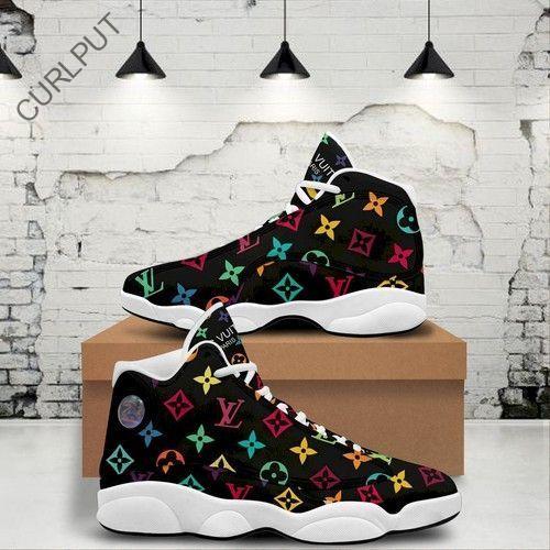 Louis Vuitton Pink Floyd Air Jordan 13 Sneakers