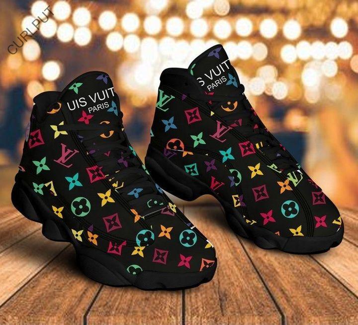 Louis Vuitton Rainbow Air Jordan 13 Sneaker Shoes