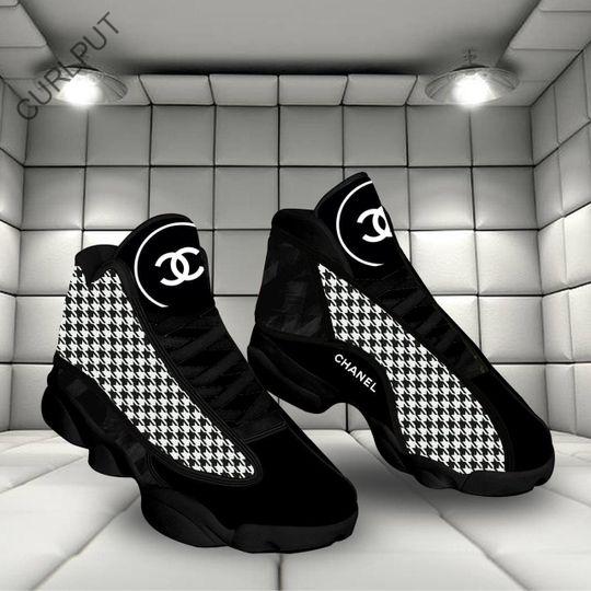 CN Air Jordan 13 Shoes – S18 POD design Official | Chanel Air Jordan Sneaker