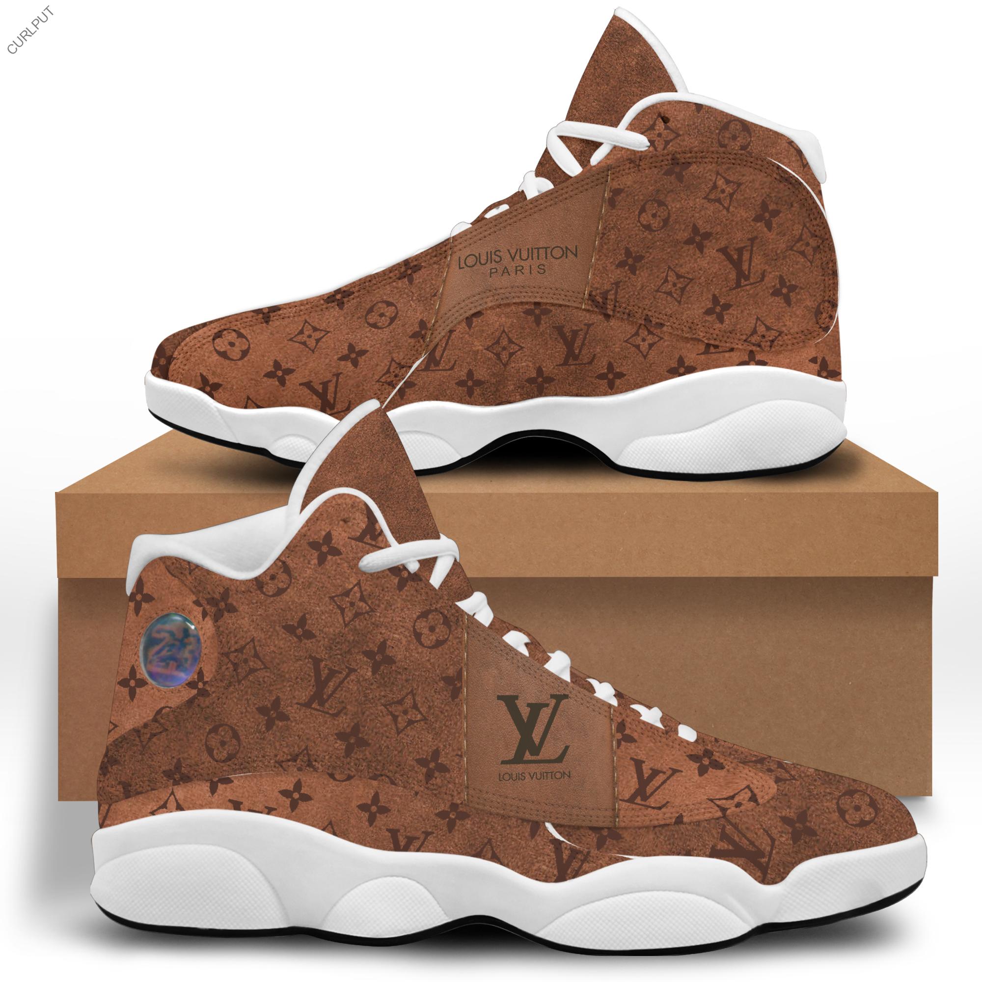 Luxury Louis Vuitton Air Jordan 13 Shoes POD design Official - LV S05