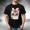 Cat in a happy round fish tank T-Shirt