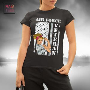 Air Force Veteran Usa Us Air Force Mom US Flag T-Shirt