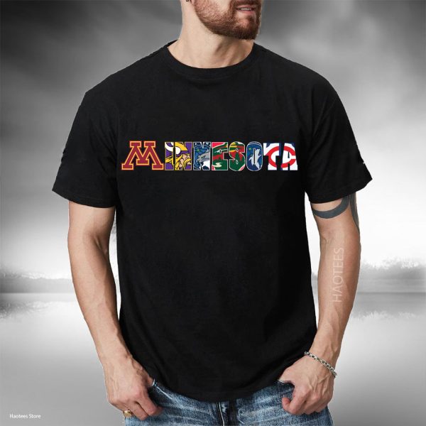 Minnesota Sport Teams Vikings Timberwolves Lynx Wild Twins Shirt