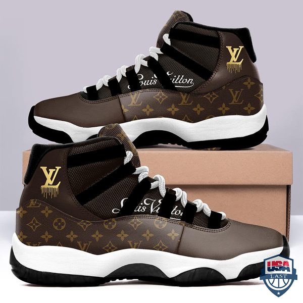 LV Air Jordan 11 Shoes POD design Official – H09