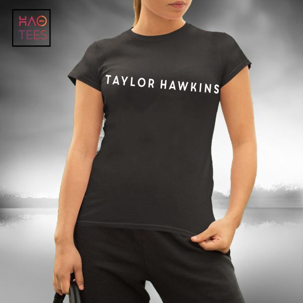 Engraved name of Taylor Hawkins T-shirt