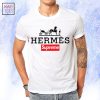 Hermes Take the red color of supreme T-shirt Classic