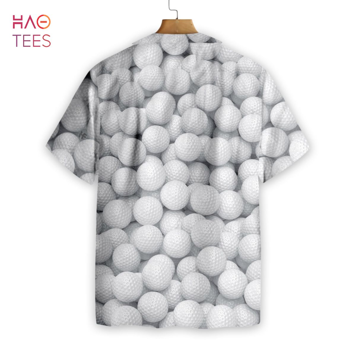 3D Render Golf Balls Hawaiian Shirt