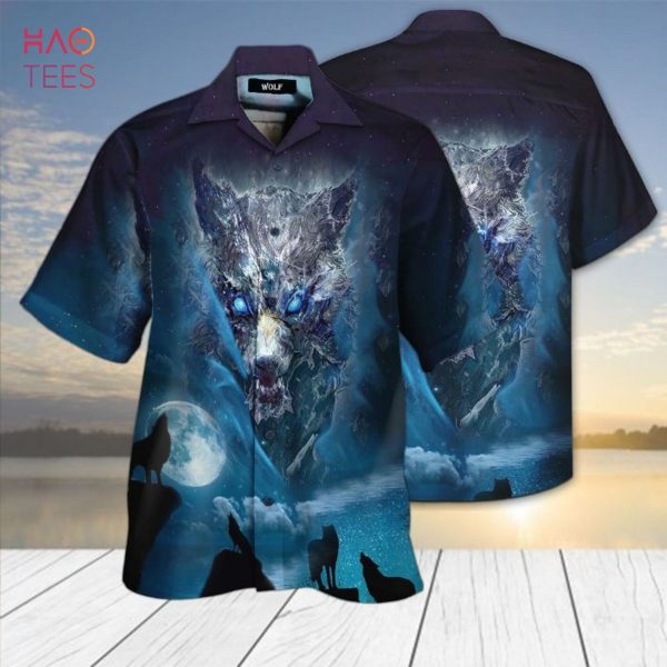 Wolf Night 3D Hawaii Shirt