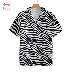 Zebra Pattern Hawaii Shirt