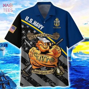 Us Navy Veteran All Gave Some Hawaiian Shirt