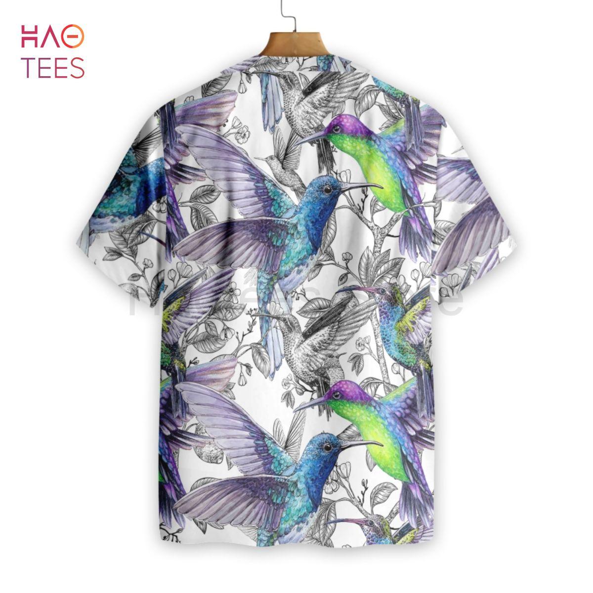Vintage Hummingbirds Hawaiian Shirt