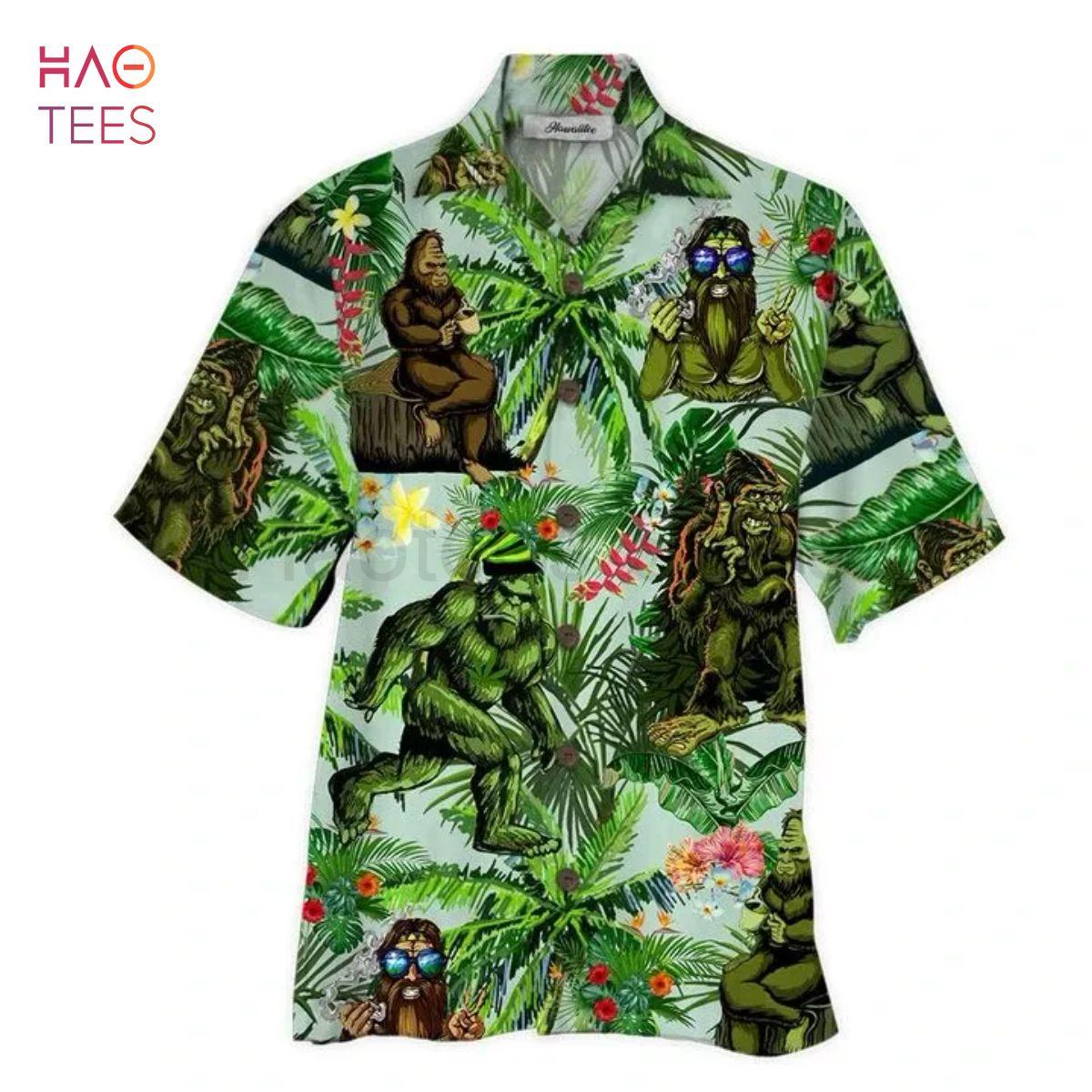 Bigfoot Hawaii Hawaiian Shirt Fashion Tourism For Men Women Shirt -  Listentee