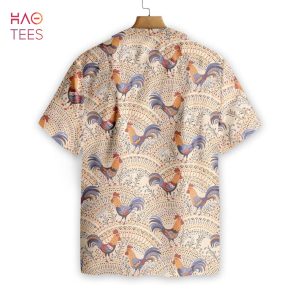 Boho Chicken Pattern Hawaiian Shirt