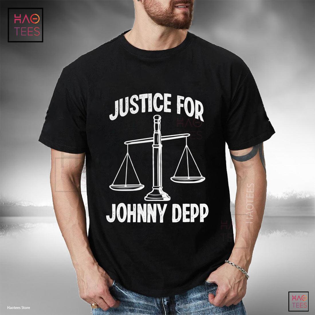 Just For Johnny Depp, Scales Of Justice T-Shirt