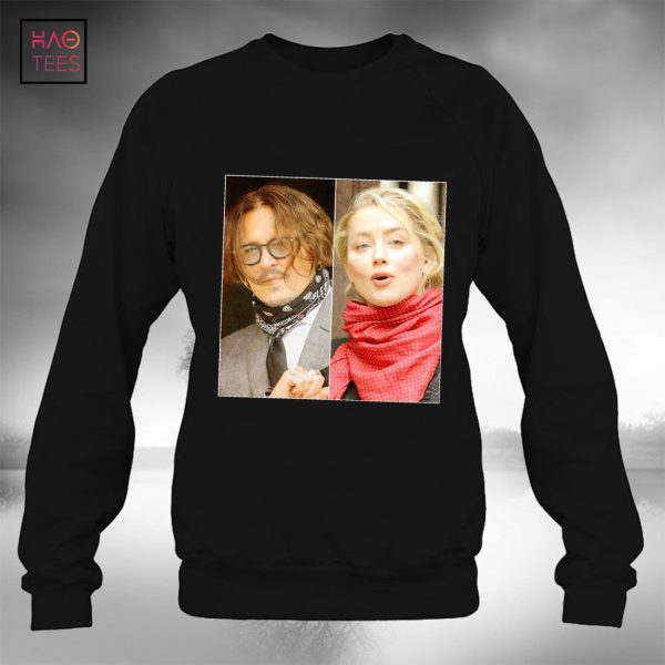Just For Johnny Depp, Wife And Husband Hover T-Shirt
