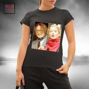 Just For Johnny Depp, Wife And Husband Hover T-Shirt