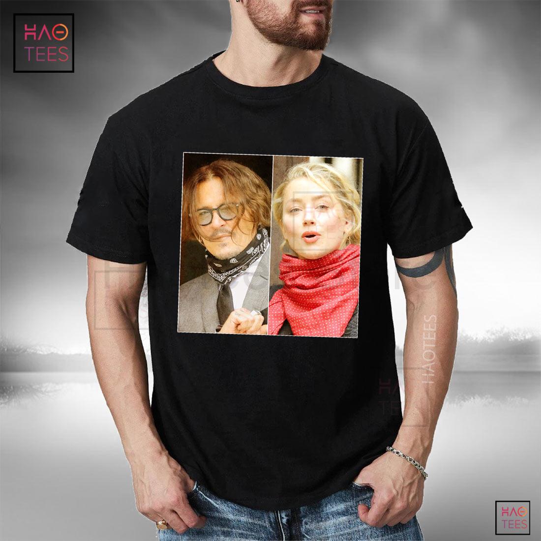 Just For Johnny Depp, Wife And Husband Hover T-Shirt Just For Johnny Depp, Wife And Husband Hover T-Shirt