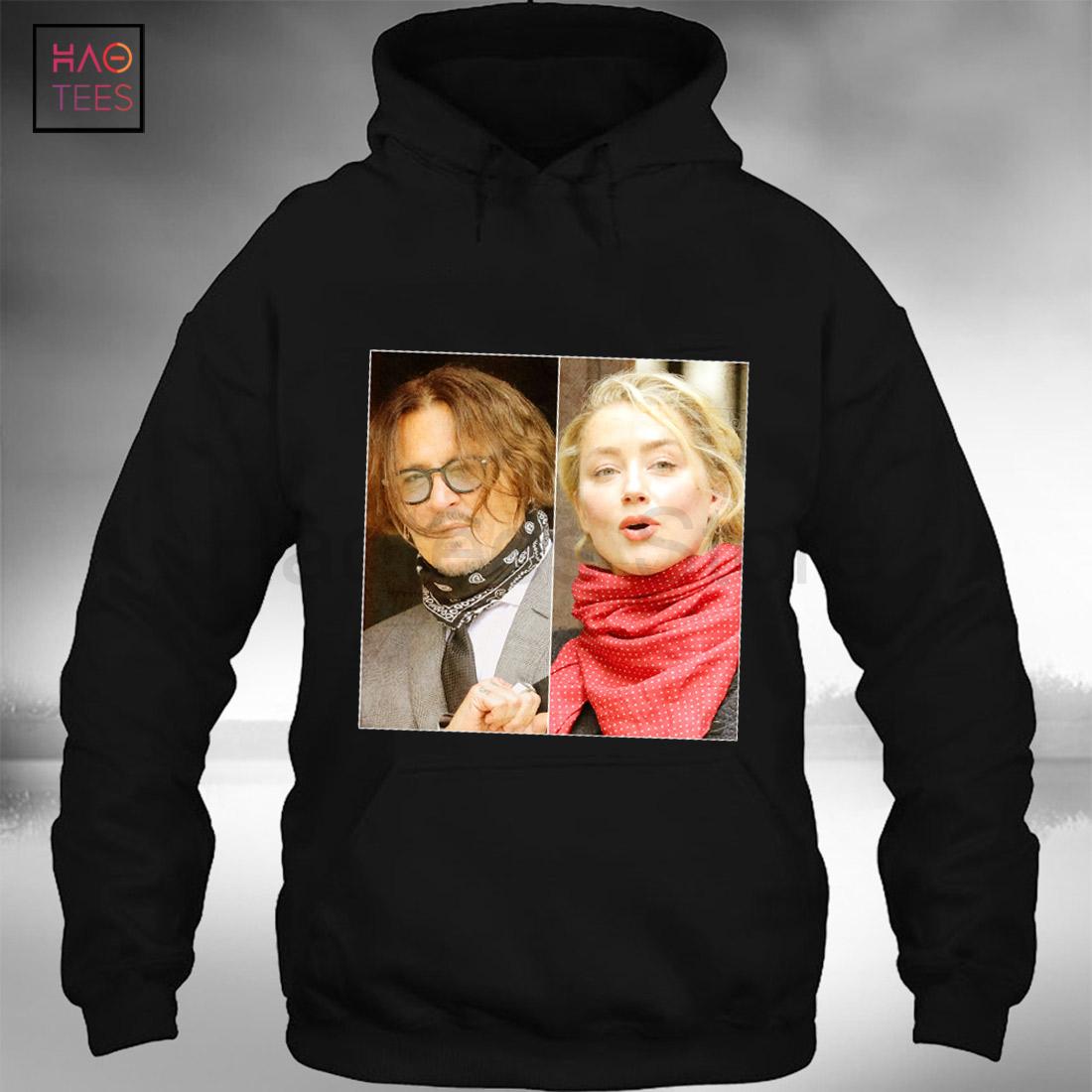 Just For Johnny Depp, Wife And Husband Hover T-Shirt Just For Johnny Depp, Wife And Husband Hover T-Shirt