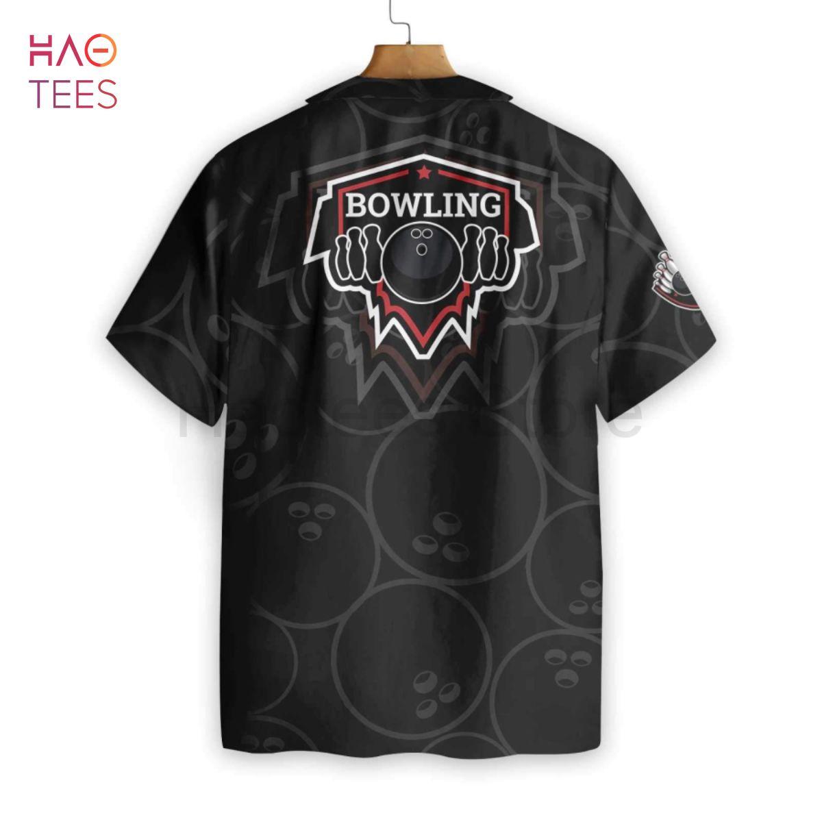 Bowling In Fire And Flag Hawaiian Shirt