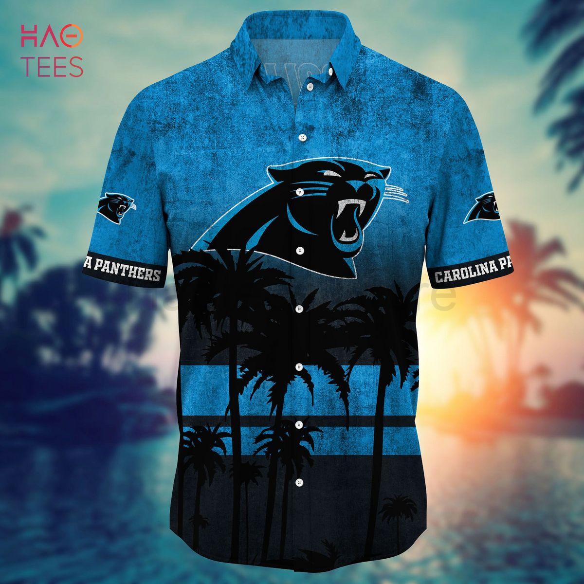 Carolina Panthers Men s Short Sleeve Shirt Hawaiian Shirts Button