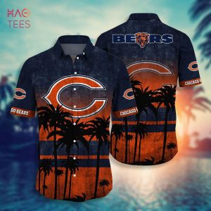 Chicago Bears Hawaiian Shorts and Shirt Summer Beach Shirt Full