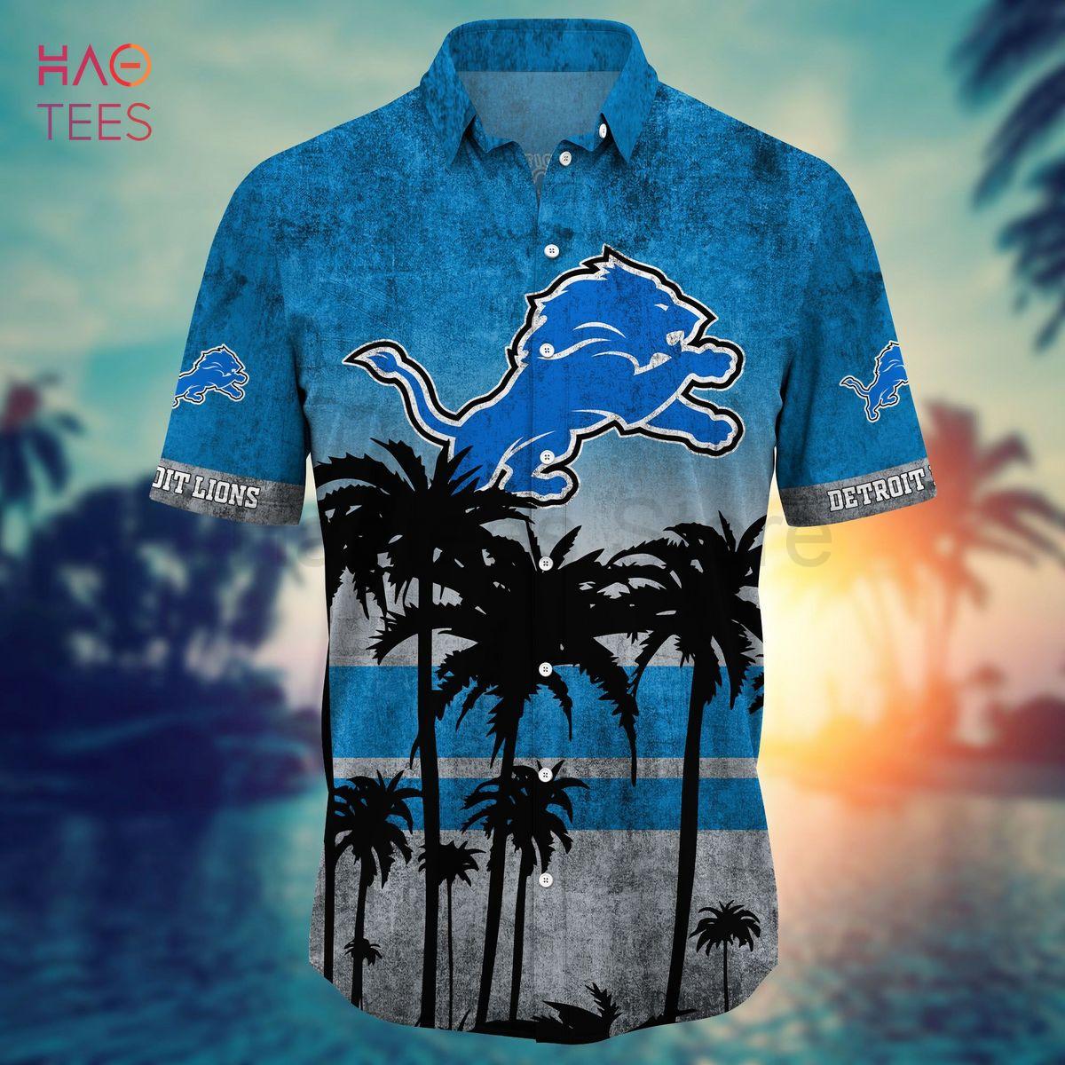 Detroit Lions NFL-Hawaii Shirt Short Style Hot Trending Summer-Hawaiian NFL V2