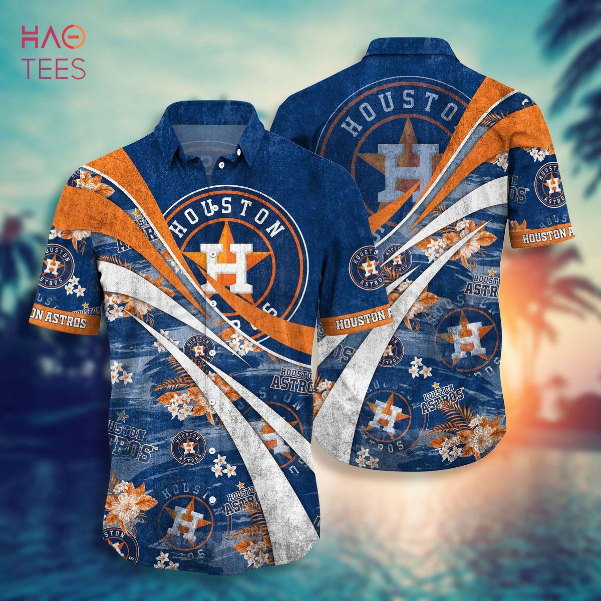 Houston Astros MLB Us Flag Hawaiian Shirt Custom Summer Aloha Shirt -  Trendy Aloha