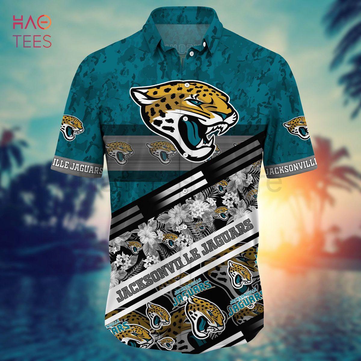 Jacksonville Jaguars Teal Yellow Hawaiian Shirt And Short - Tagotee