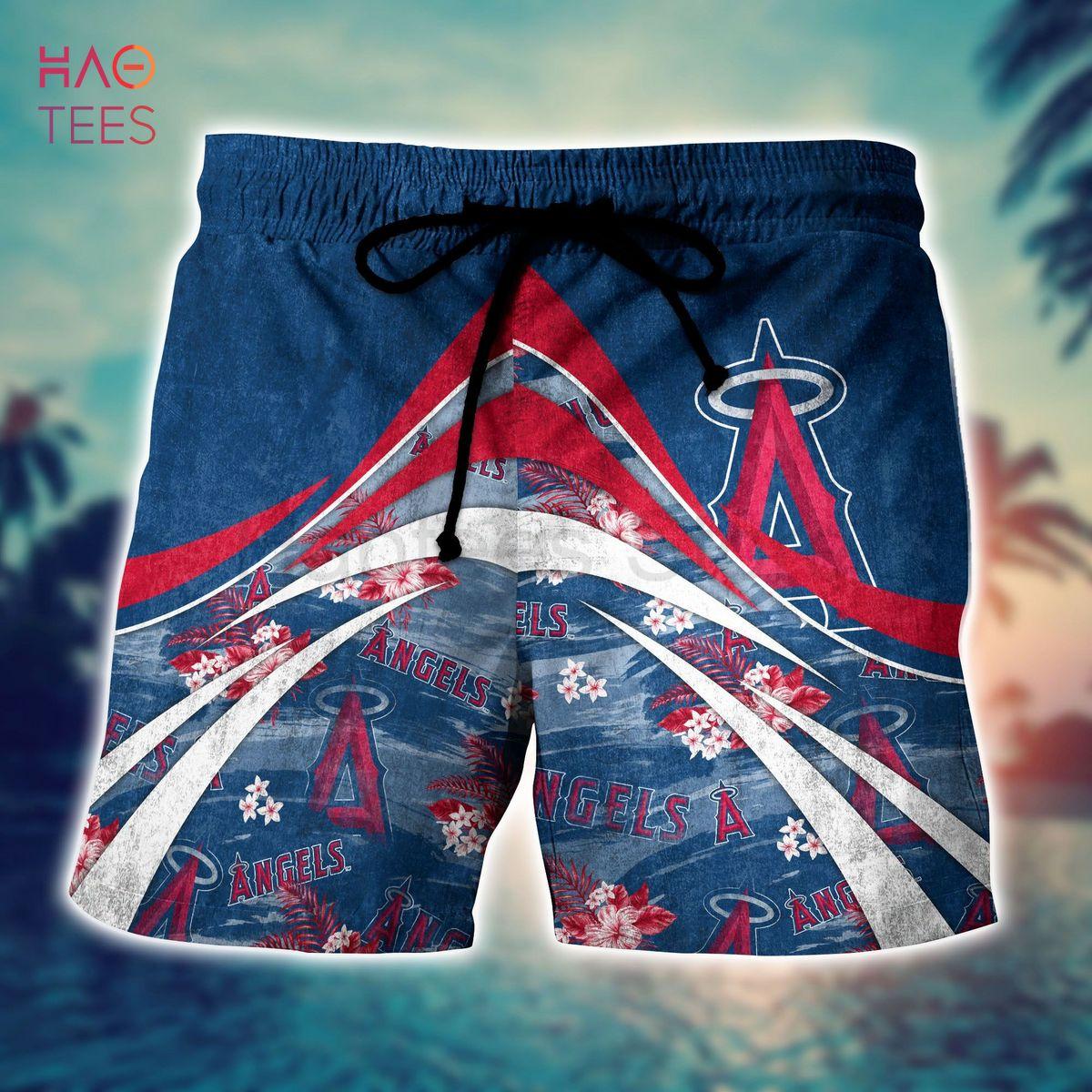 Los Angeles Angels Style Hawaiian Shirt Short