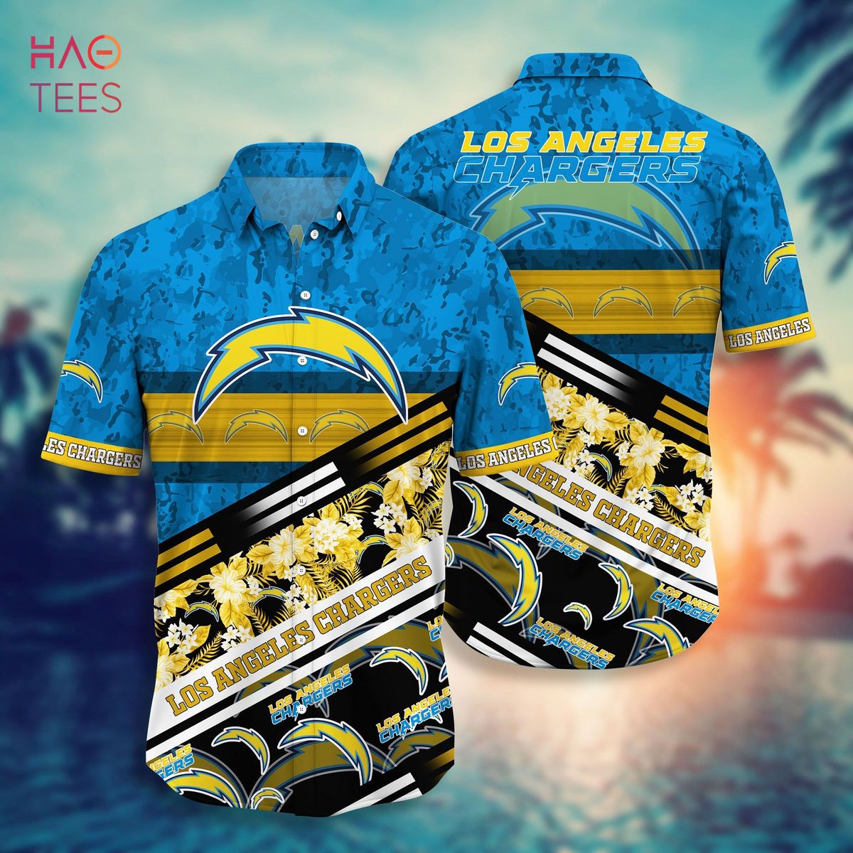 Los Angeles Chargers NFL-Hawaii Shirt Short Style Hot Trending  Summer-Hawaiian NFL