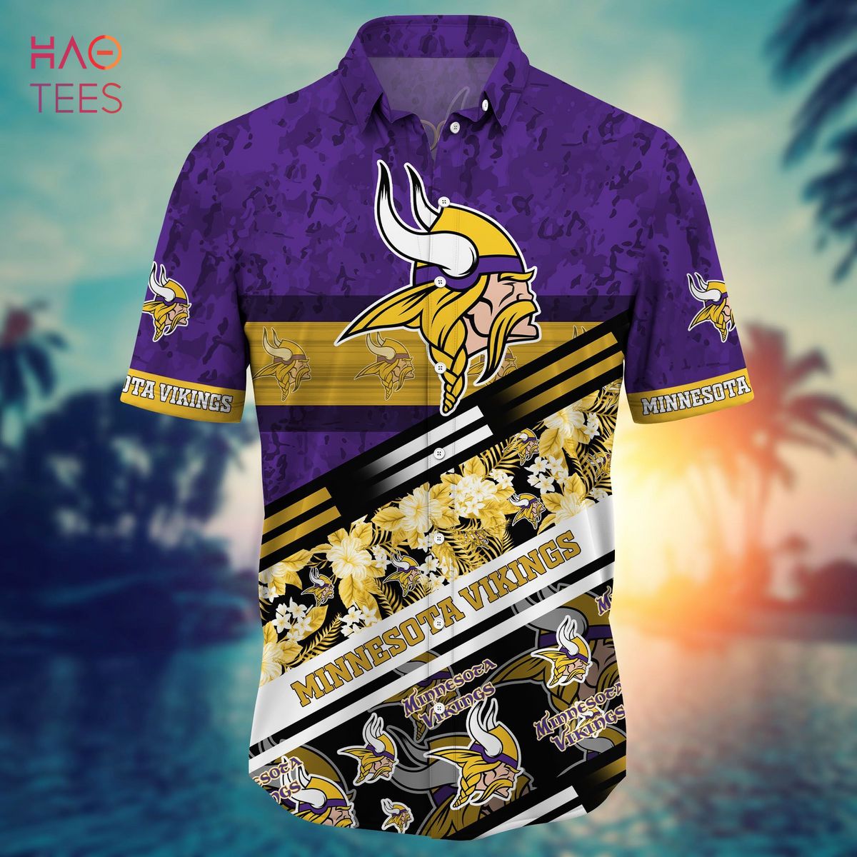 Minnesota Vikings Hawaii Summer Hawaiian Shirt And Short