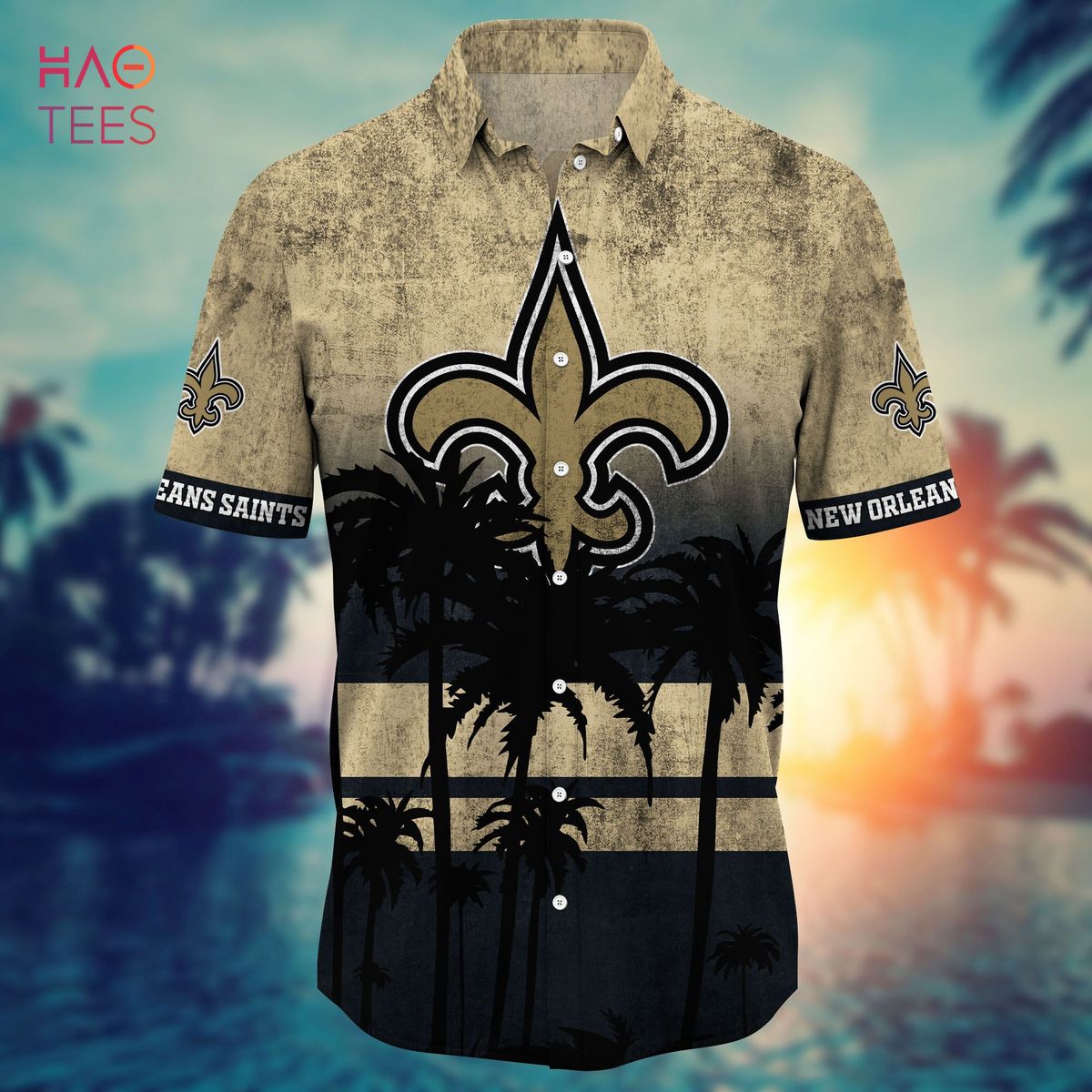 New Orleans Saints NFL Hawaii Beach Shirt Summer Short Sleeve