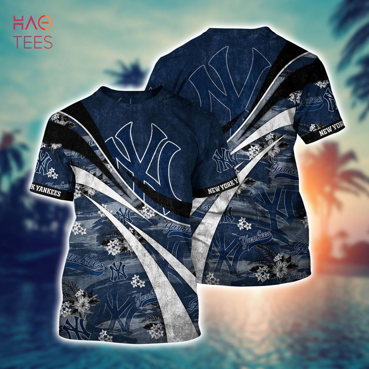 NewYork Yankees Hawaii Style Shirt Trending