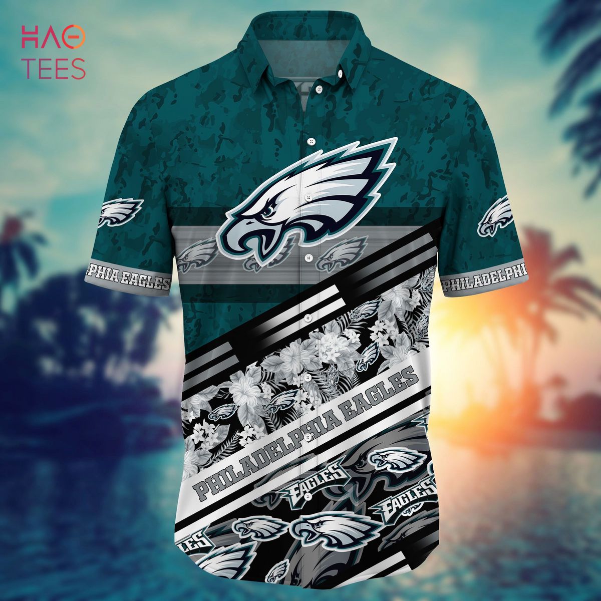 Philadelphia Eagles NFL-Hawaii Shirt Short Style Hot Trending Summer-Hawaiian NFL V1