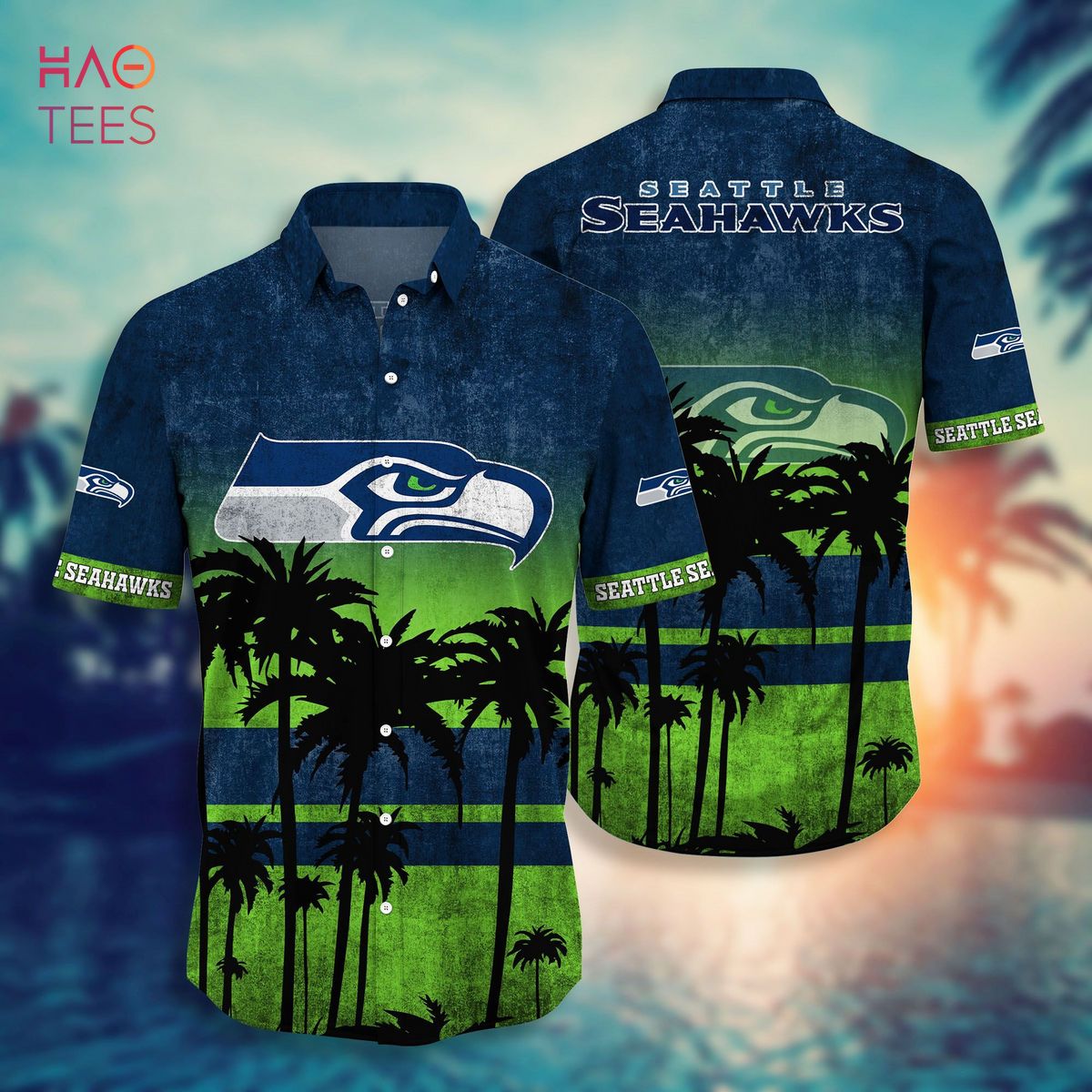 Seattle Seahawks NFL-Hawaii Shirt Short Style Hot Trending Summer-Hawaiian NF