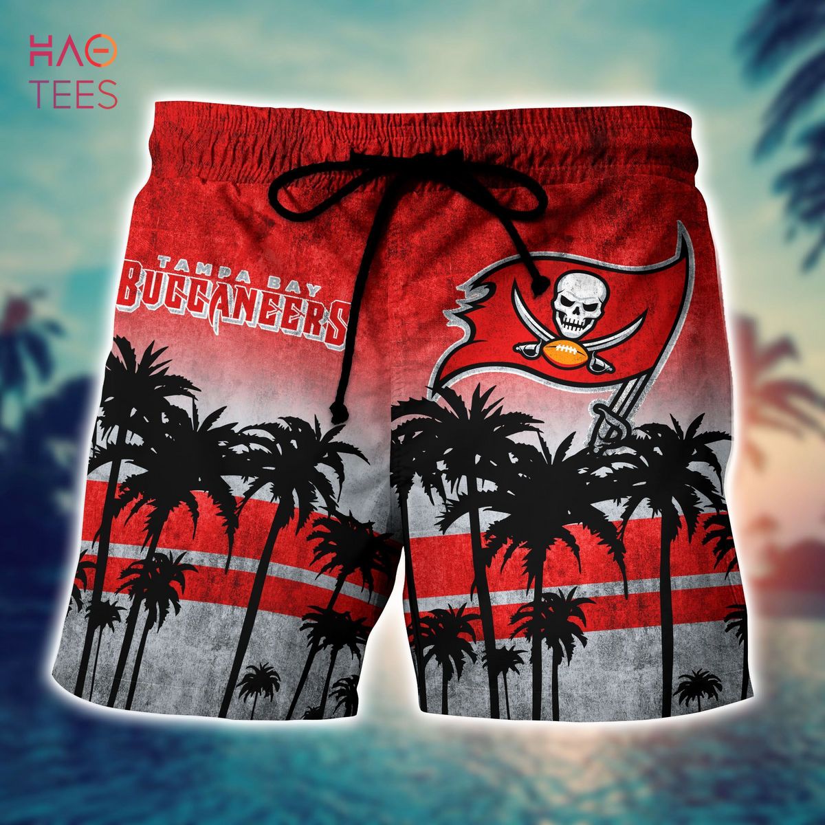 NFL Tampa Bay Buccaneers Big Logo Retro Shorts 3XL