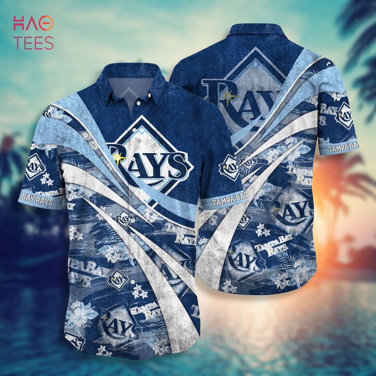 Tampa Bay Rays MLB Custom Name Hawaiian Shirt Hot Design For Fans