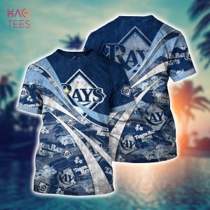 New Summer Baseball Shirts Custom Name Tampa Bay Rays MLB Flower Tropical  Hawaiian Shirt Summer Gift For Men And Women