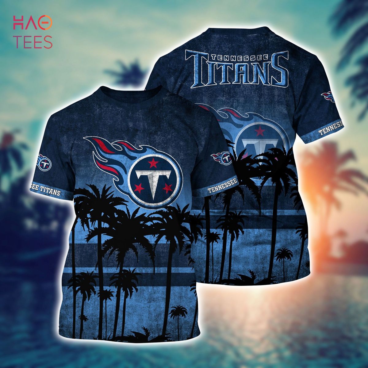 Tennessee Titans NFLVintage US Flag Hawaiian Shirt And Shorts