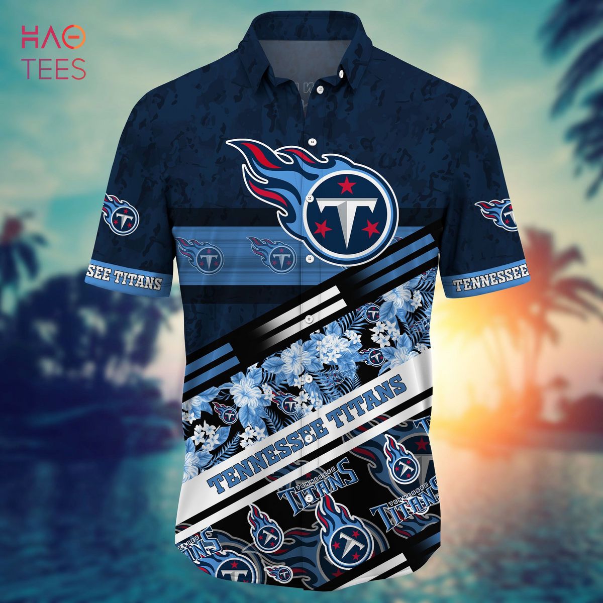 Tennessee Titans NFL-Hawaii Shirt Short Style Hot Trending Summer-Hawaiian NFL V2