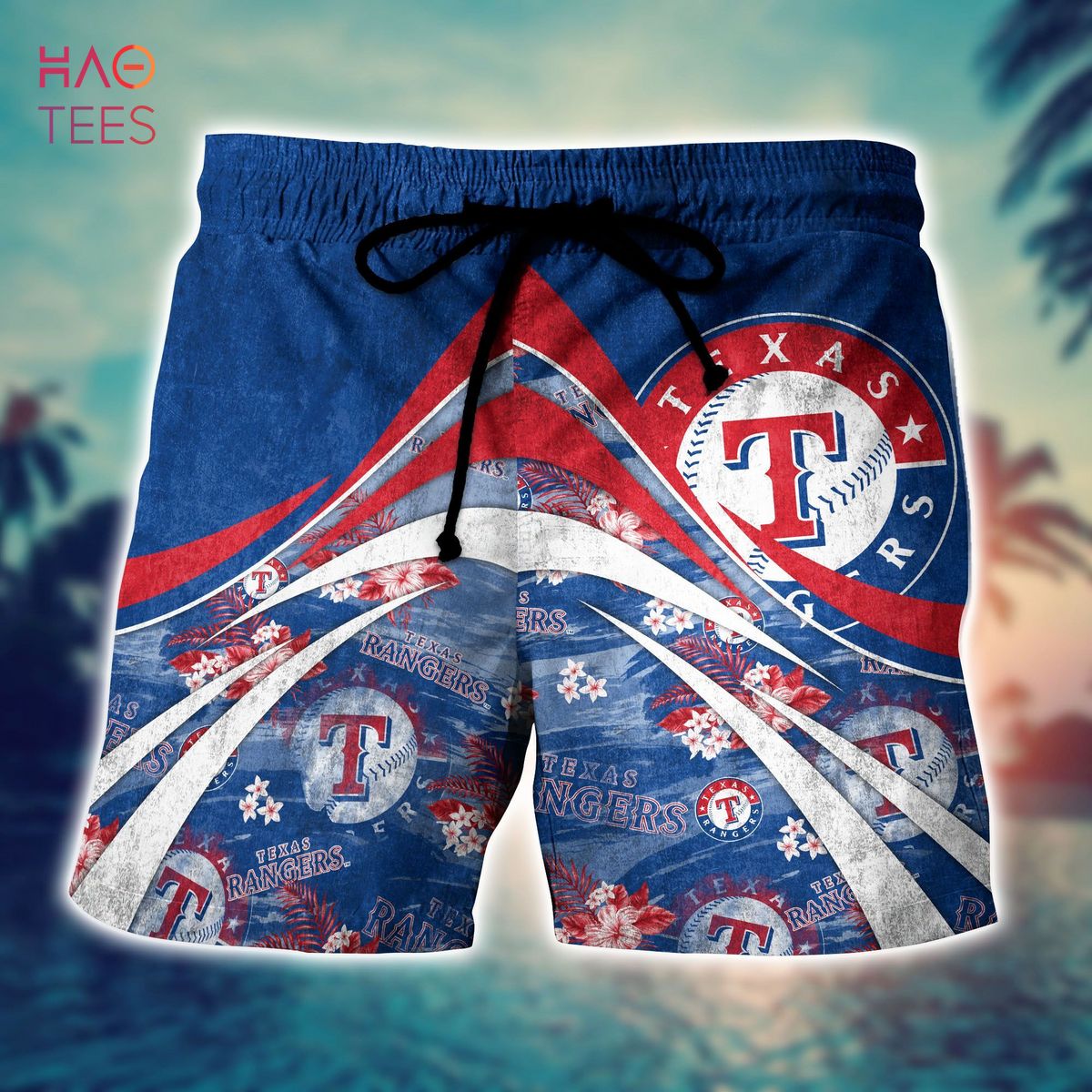 Texas Rangers Hawaiian Shirt And Shorts Inspired By Texas Rangers