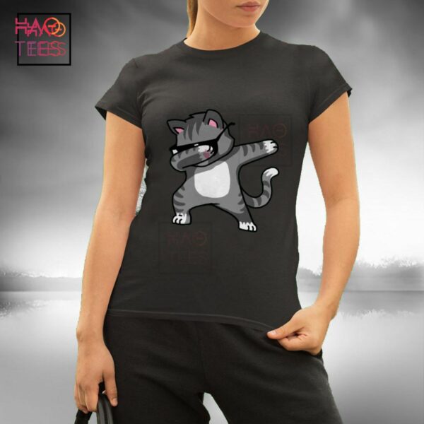 Dabbing Cat Funny Hip Hop T-shirt