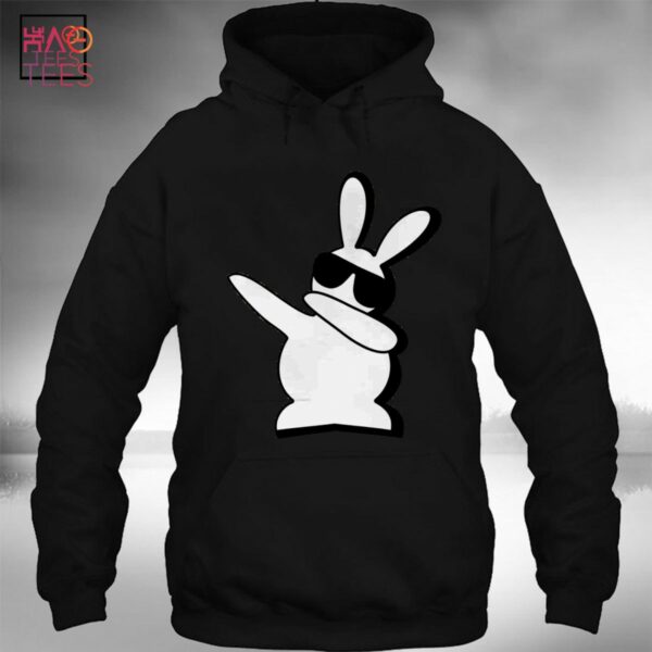 Dabbing Hip Hop Bunny Easter Shirt for Boys Girls Adults Dab T-Shirt